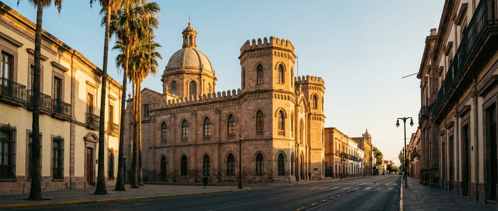San Luis Potosí Centro de las Artes: restored colonial arches that serve as the festival's main venue