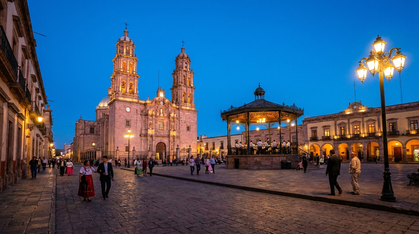Catedral de San Luis Potosí y Centro Histórico — UNESCO Camino Real de Tierra Adentro, la ciudad de parada natural para visitantes durante México 2026