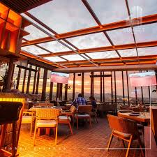 Sunset rooftop